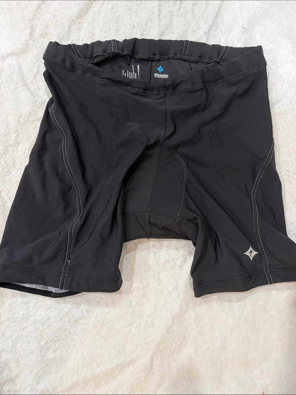 Diamond Supply Co. Black Men’s Cycling Shorts with Reflective Stitch